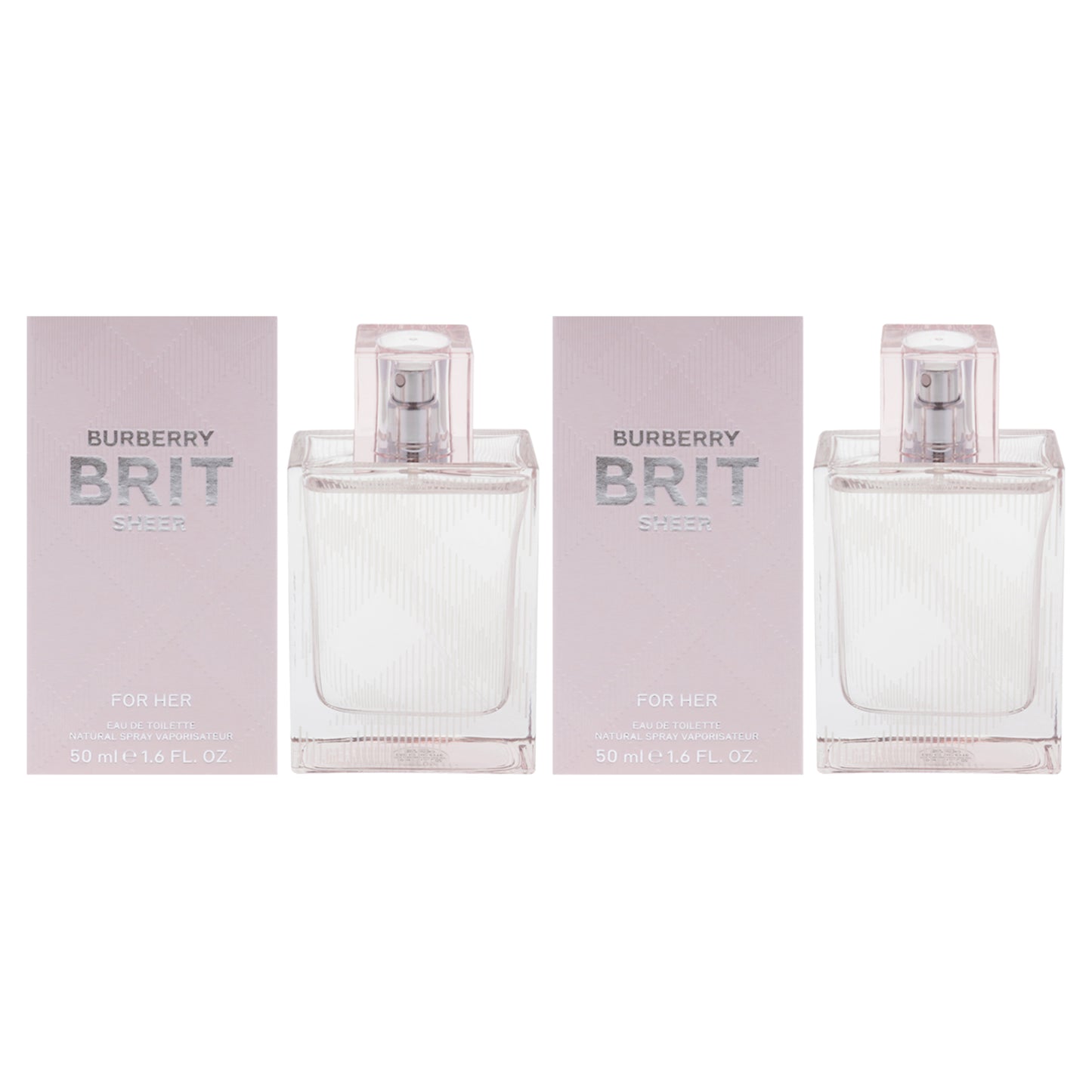 Burberry Brit Sheer - Pack of 2 1.6 oz EDT Spray