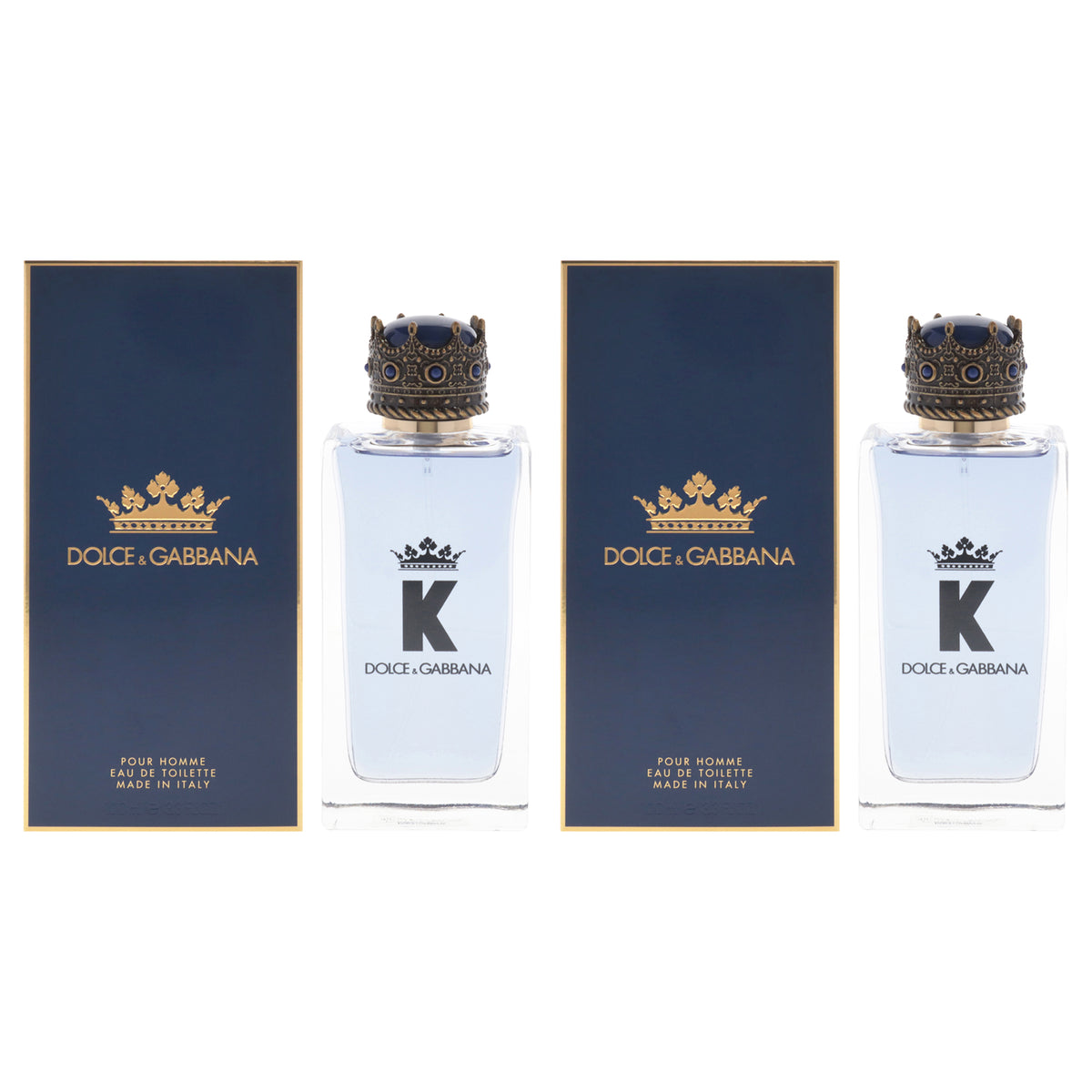 K by Dolce and Gabbana for Men - 3.3 oz EDT Spray - Pack of 2