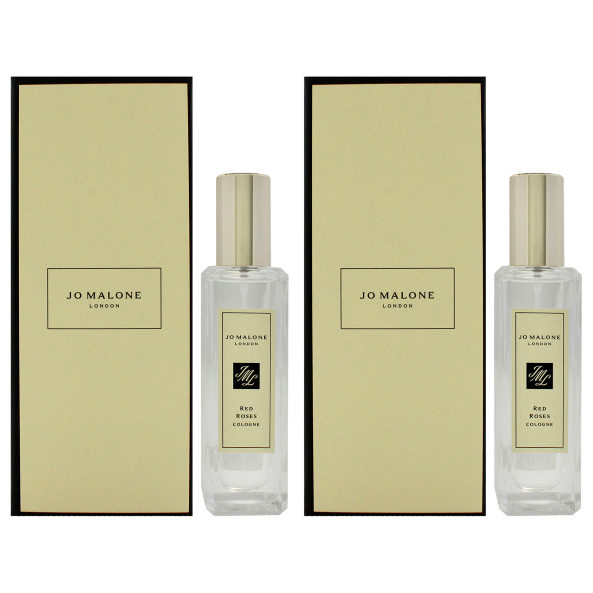 Red Roses by Jo Malone for Women - 1 oz Cologne Spray - Pack of 2