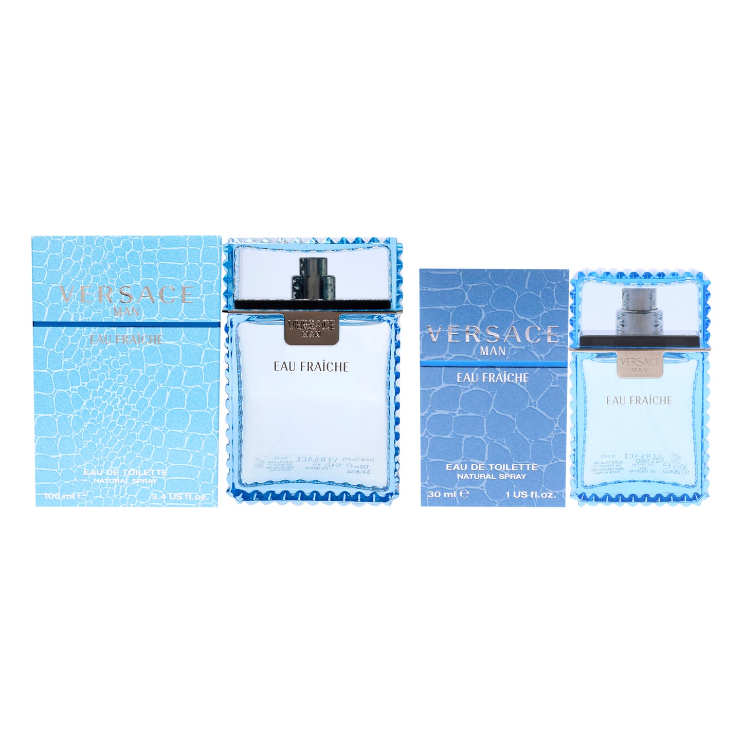 Versace Man Eau Fraiche Kit 2 Pc Kit 3.4oz EDT Spray