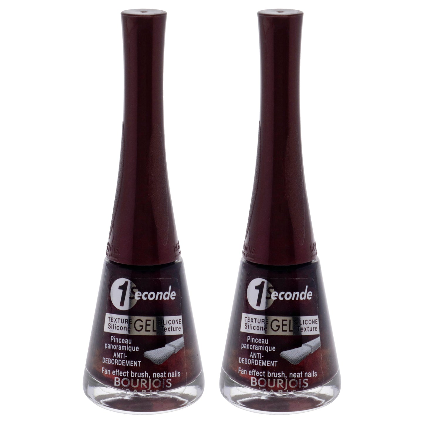 1 Seconde - 34 Violine Hypnotique by Bourjois for Women - 0.3 oz Nail Polish - Pack of 2