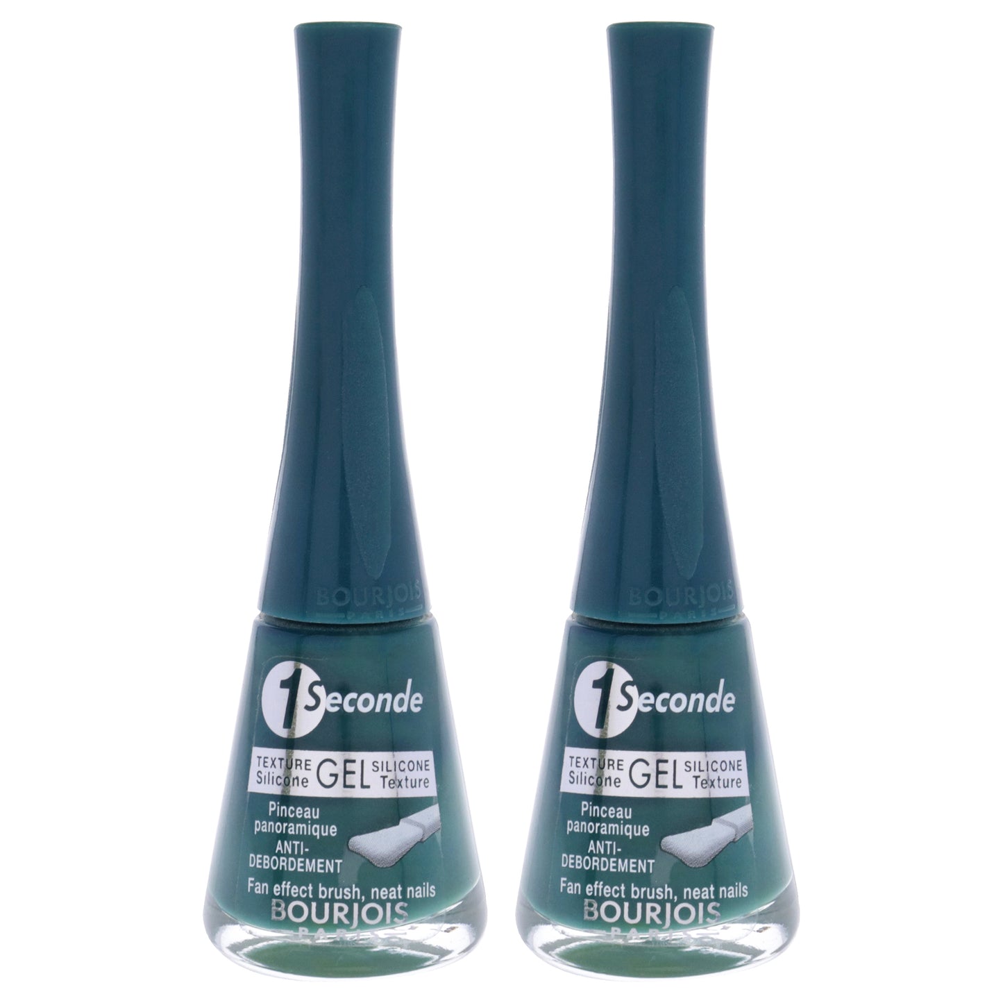 1 Seconde - 41 God Savwe The Green by Bourjois for Women - 0.3 oz Nail Polish - Pack of 2