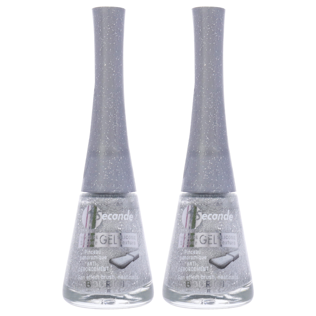 1 Seconde - 39 Its Raining Stars by Bourjois for Women - 0.3 oz Nail Polish - Pack of 2