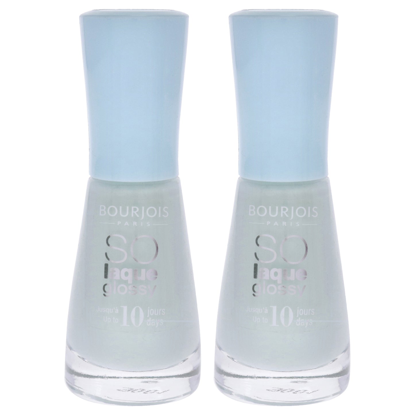 So Laque Glossy - 09 Ciel Mon Vernis by Bourjois for Women - 0.3 oz Nail Polish - Pack of 2