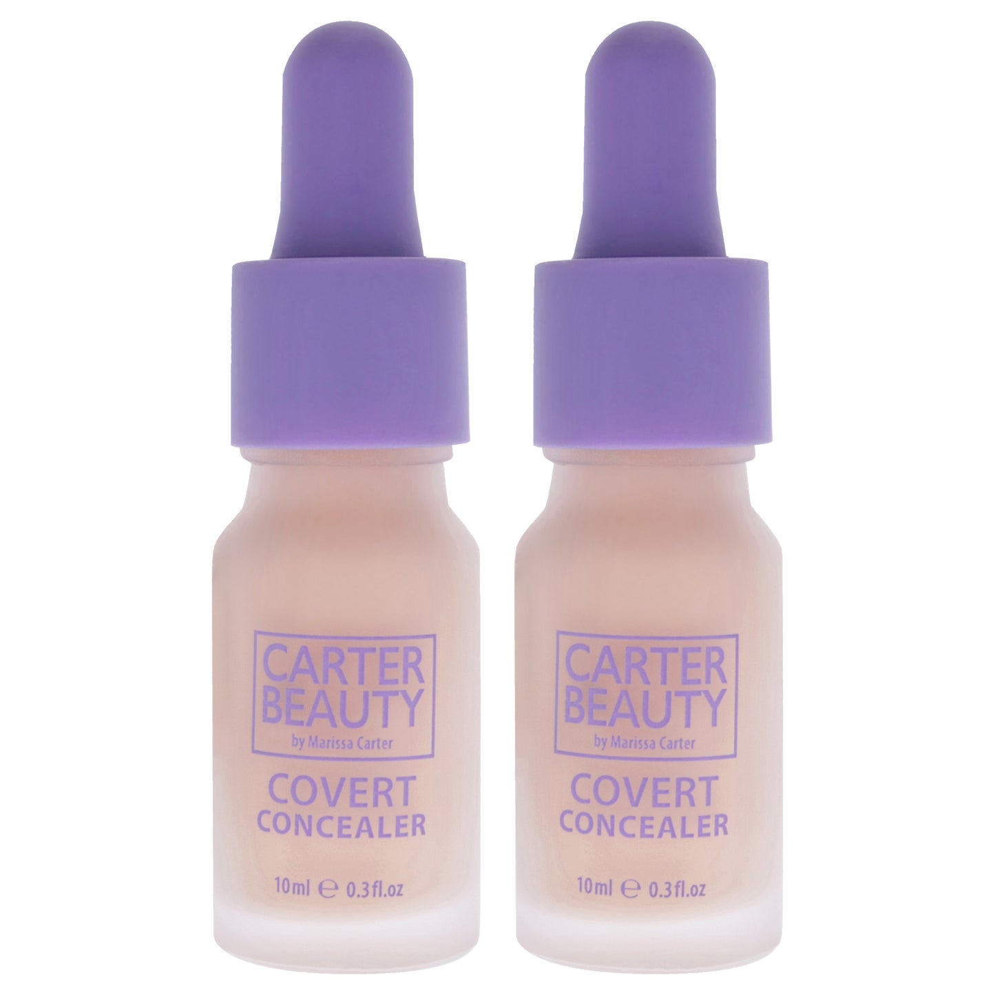 Covert Brightening Concealer - Meringue by Carter Beauty for Women - 0.3 oz Concealer - Pack of 2