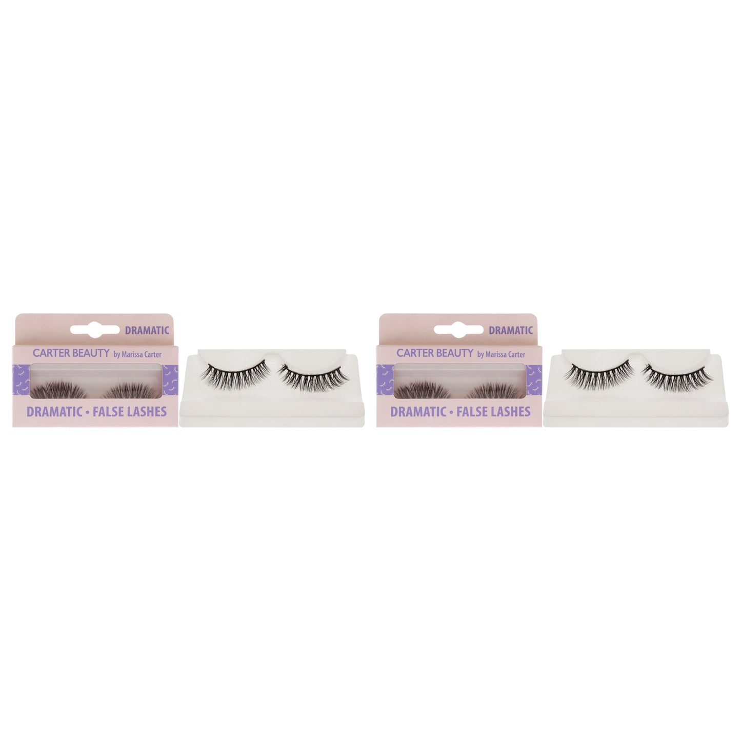False Lashes - Dramatic - Pack of 2 1 Pair Eyelashes