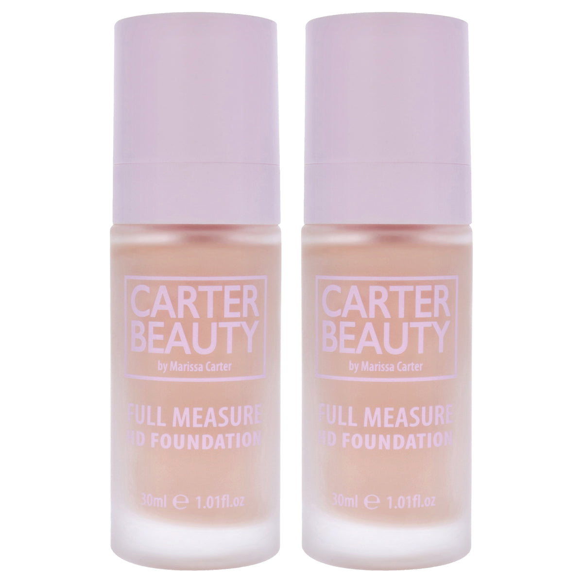 Full Measure HD Foundation - Meringue by Carter Beauty for Women - 1.01 oz Foundation - Pack of 2