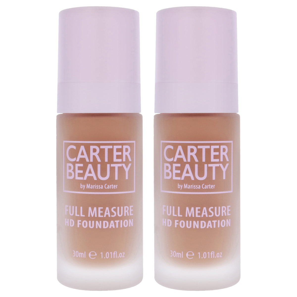 Full Measure HD Foundation - Pecan Pie by Carter Beauty for Women - 1.01 oz Foundation - Pack of 2