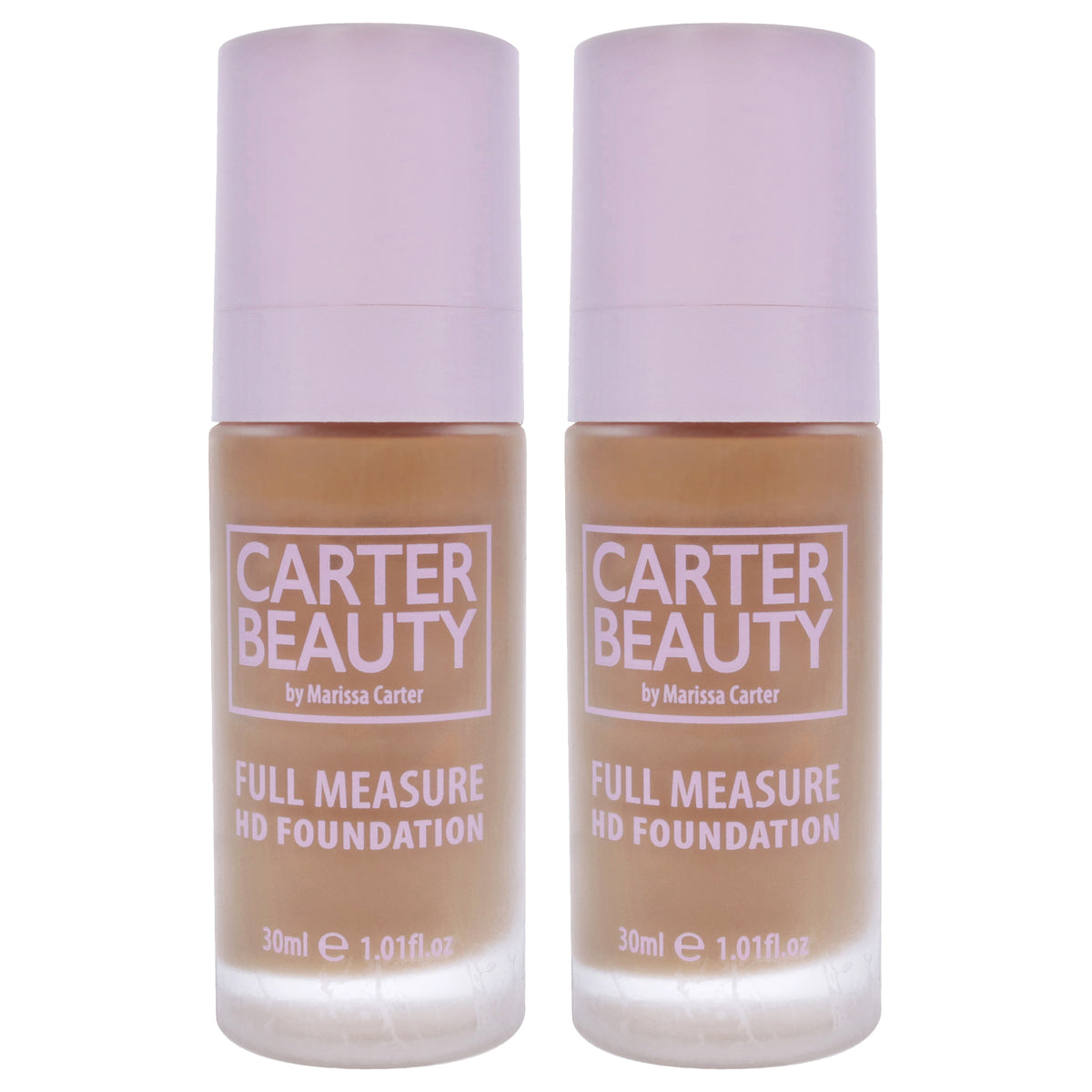 Full Measure HD Foundation - Sticky Toffee by Carter Beauty for Women - 1.01 oz Foundation - Pack of 2