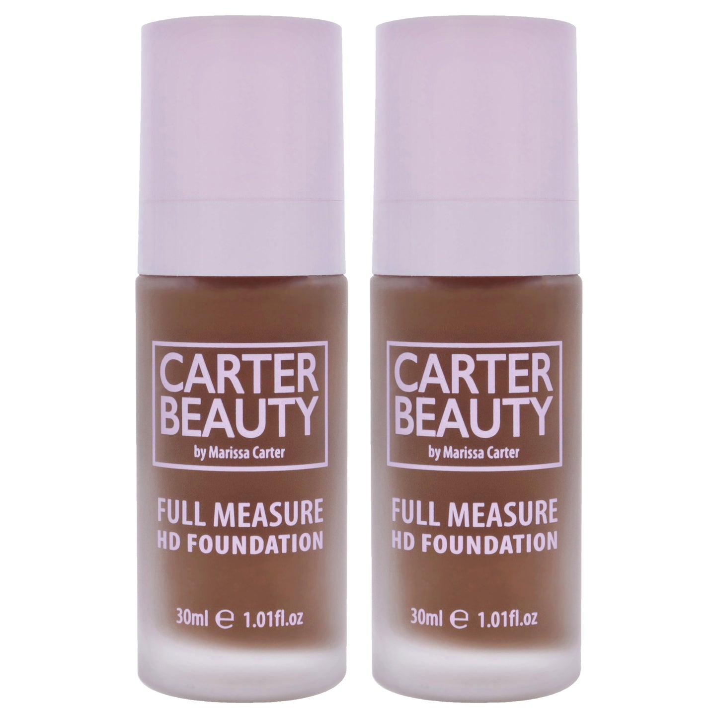 Full Measure HD Foundation - Vanilla Fuddge by Carter Beauty for Women - 1.01 oz Foundation - Pack of 2