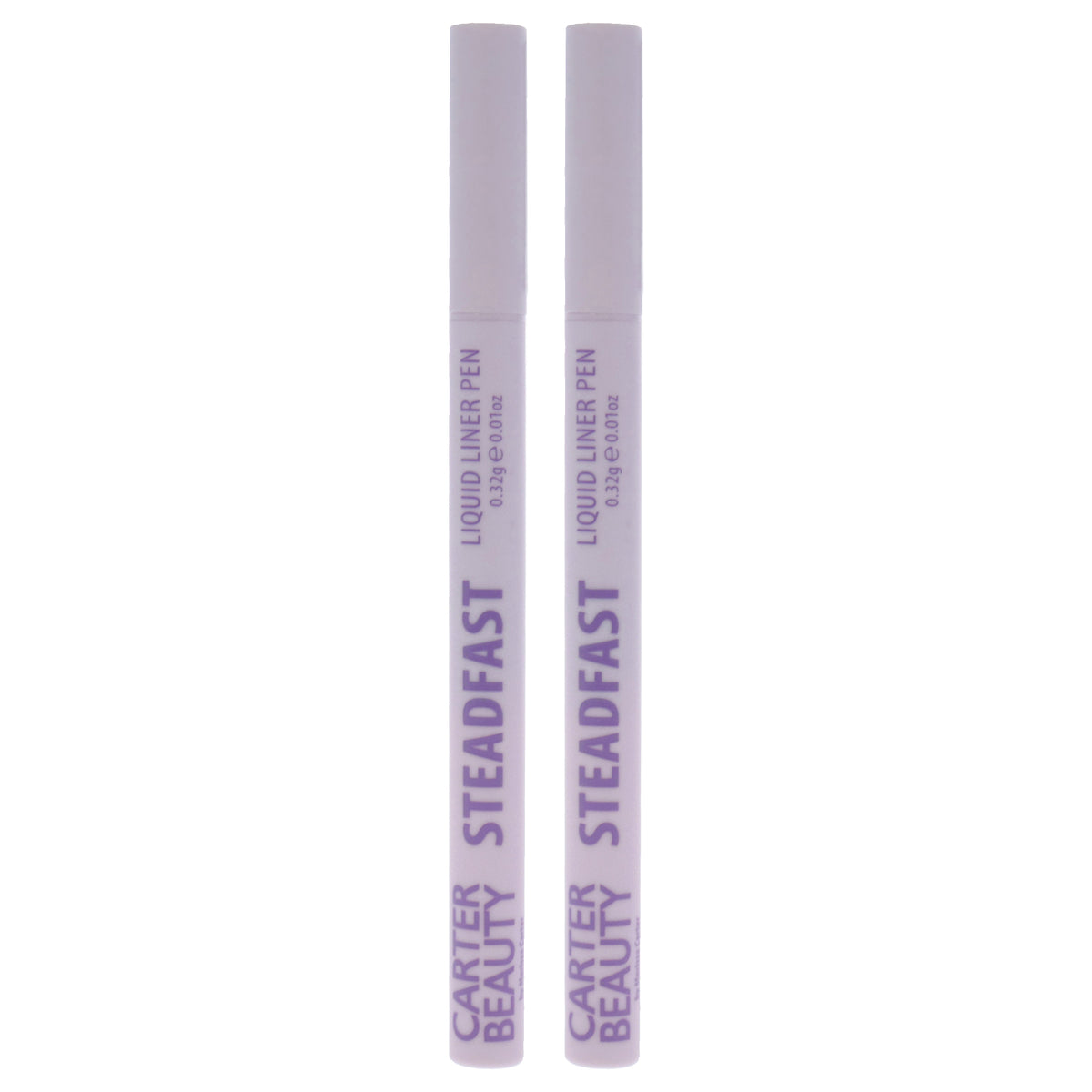 Steadfast Liquid Liner Pen - Jet Black by Carter Beauty for Women - 0.01 oz Eyeliner - Pack of 2