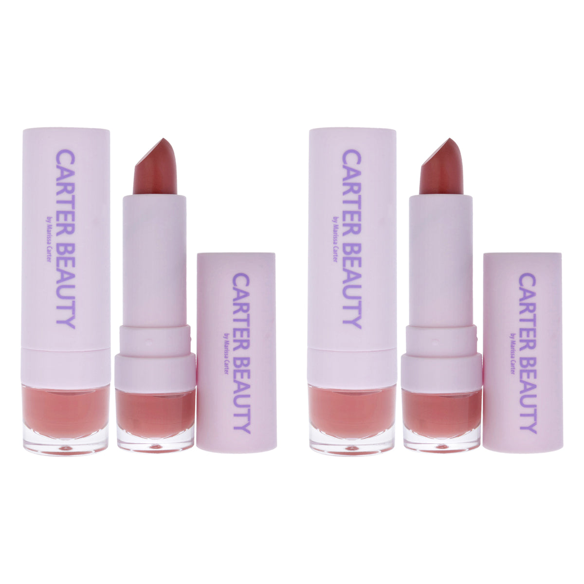 Word of Mouth Velvet Matte Lipstick - Debbie by Carter Beauty for Women - 0.16 oz Lipstick - Pack of 2