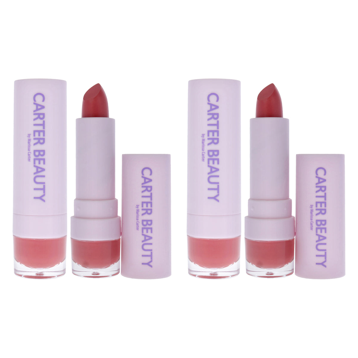 Word of Mouth Velvet Matte Lipstick - Diana by Carter Beauty for Women - 0.16 oz Lipstick - Pack of 2