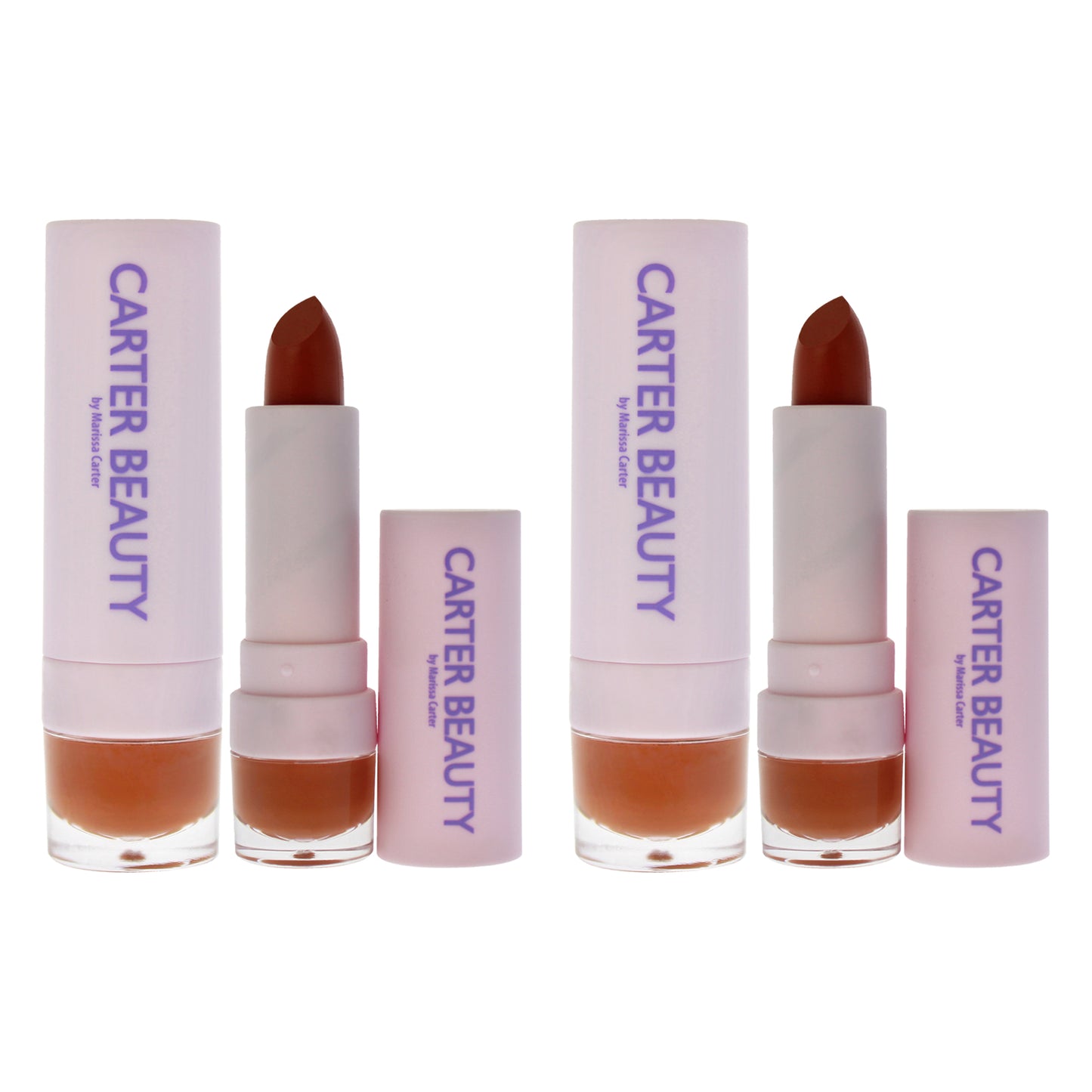 Word of Mouth Velvet Matte Lipstick - Kris by Carter Beauty for Women - 0.16 oz Lipstick - Pack of 2