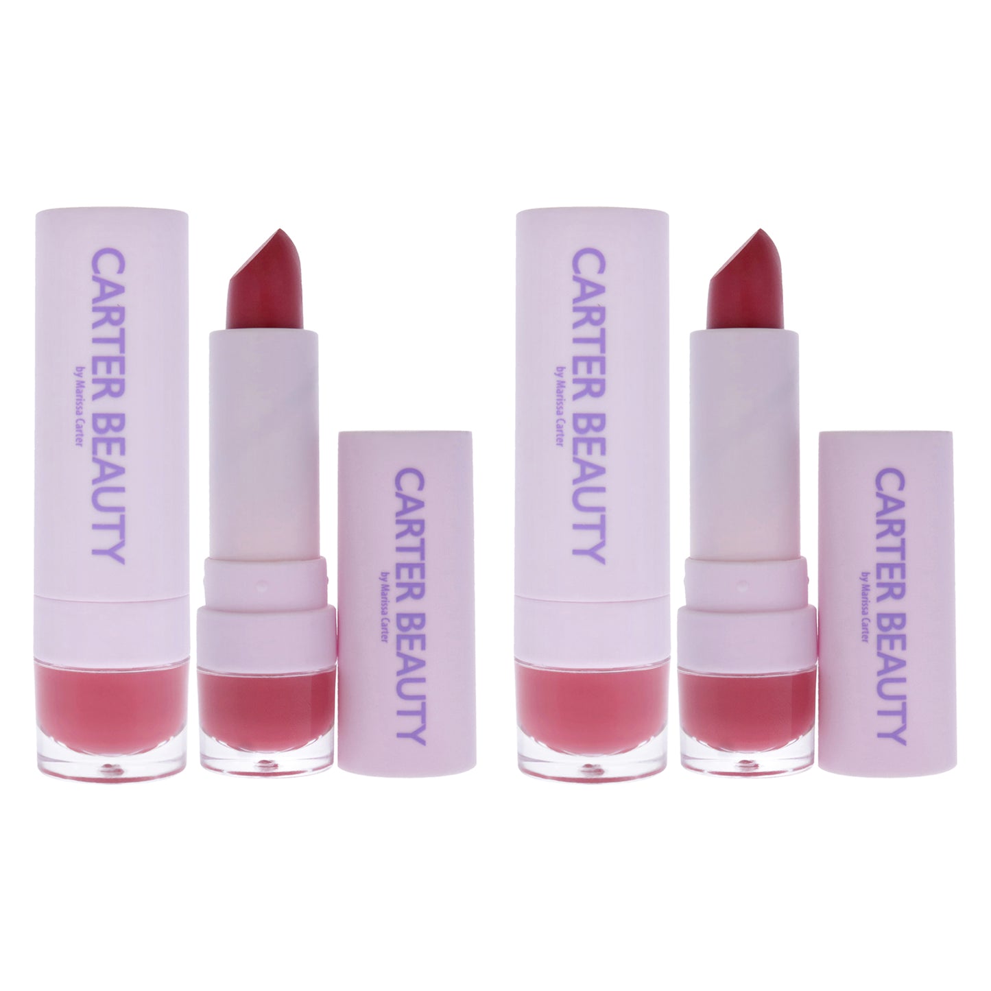 Word of Mouth Velvet Matte Lipstick - Louise by Carter Beauty for Women - 0.16 oz Lipstick - Pack of 2