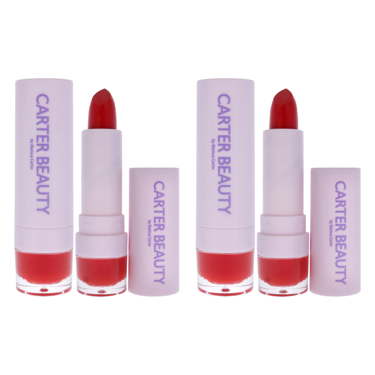 Word of Mouth Velvet Matte Lipstick - Melanie by Carter Beauty for Women - 0.16 oz Lipstick - Pack of 2