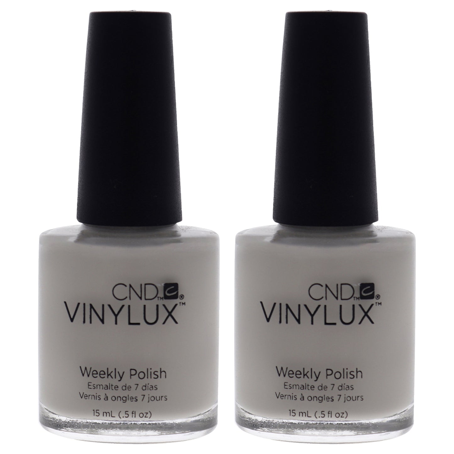 Vinylux Weekly Polish - 107 Cityscape by CND for Women - 0.5 oz Nail Polish - Pack of 2
