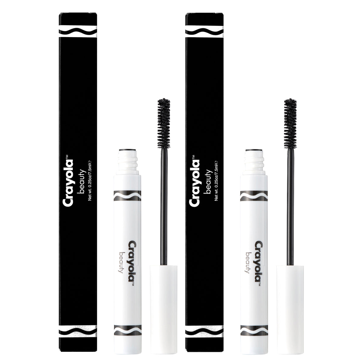 Crayola Mascara - Black by Crayola for Women - 0.25 oz Mascara - Pack of 2