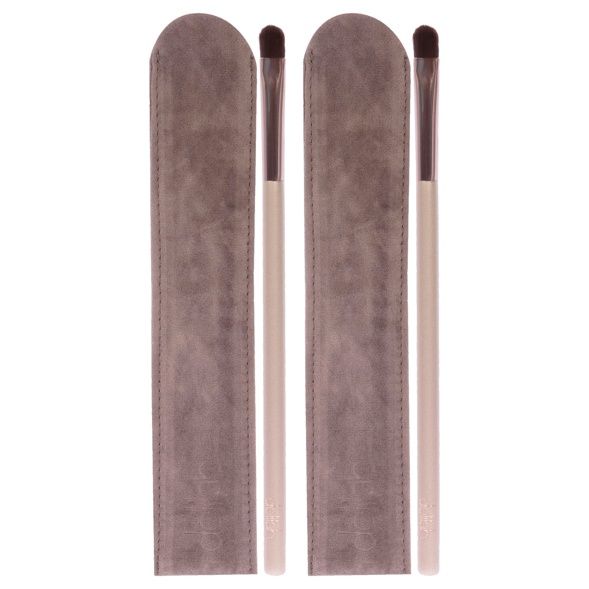 Eye Definer Brush - BR06 by Delilah for Women - 1 Pc Brush - Pack of 2