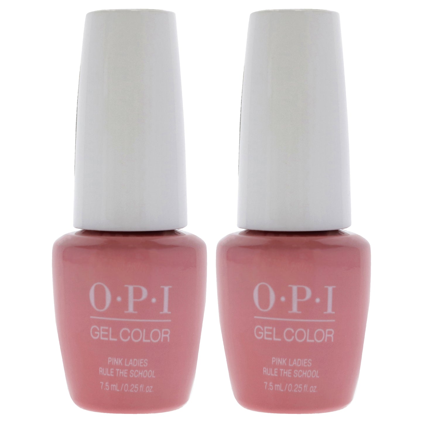 GelColor - GC G48B Pink Ladies Rule The School by OPI for Women - 0.25 oz Nail Polish - Pack of 2