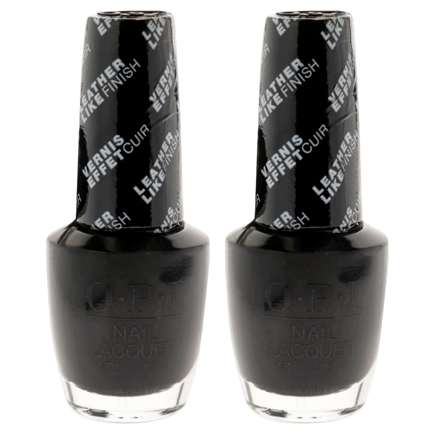 Nail Lacquer - NL G55 Leather Grease is the Word by OPI for Women - 0.5 oz Nail Polish - Pack of 2