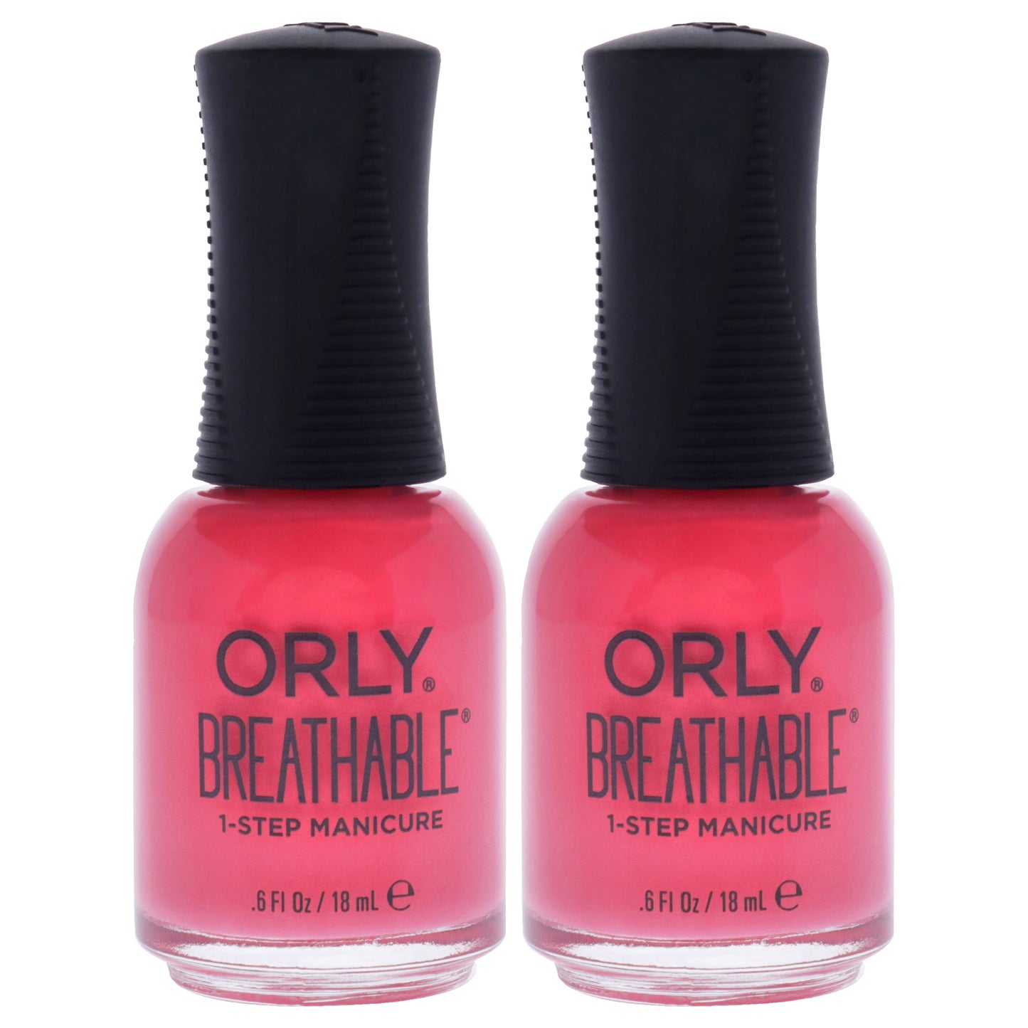 Breathable Treatment Plus Color - 20919 Nail Superfood by Orly for Women - 0.6 oz Nail Polish - Pack of 2