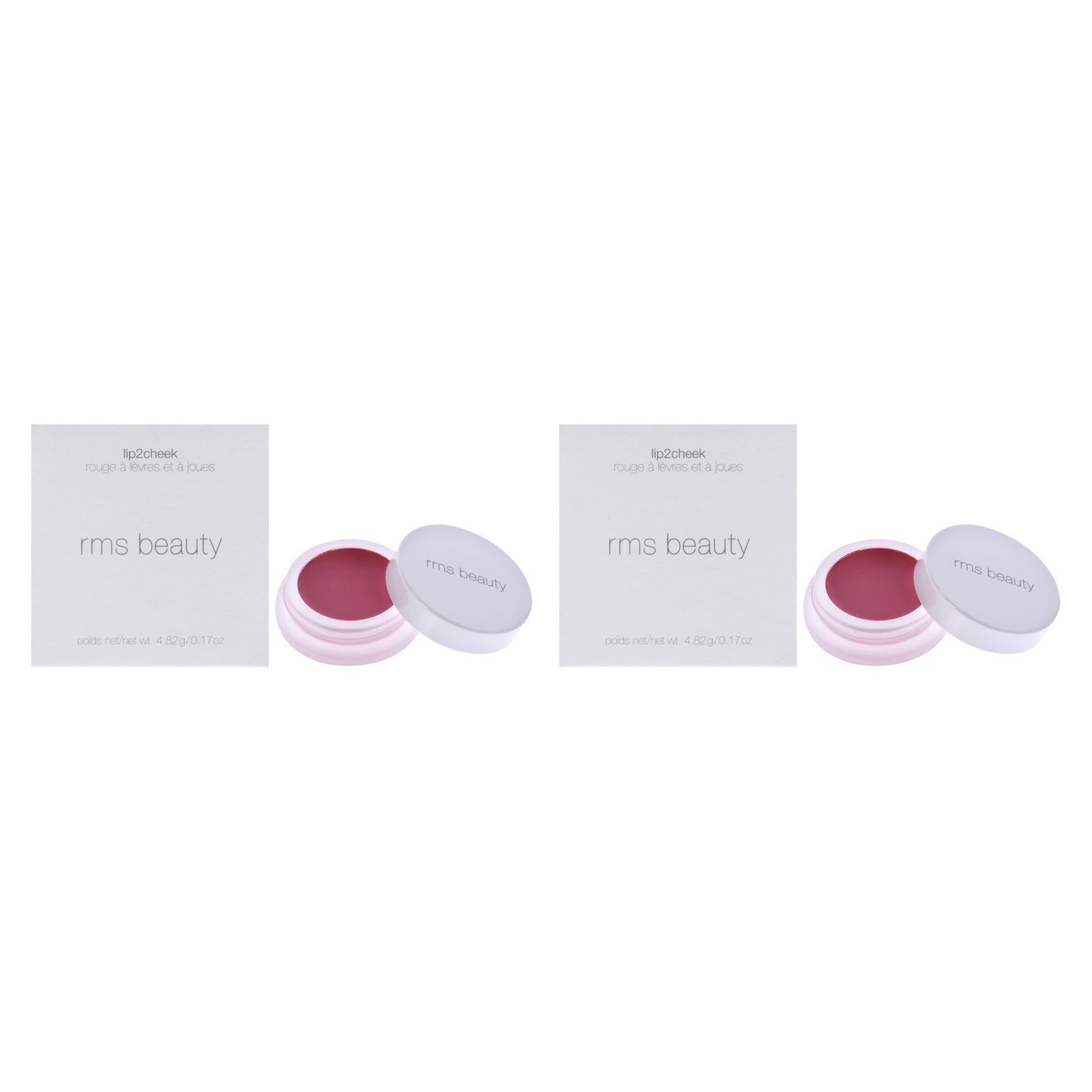 Lip2Cheek - Demure by RMS Beauty for Women - 0.17 oz Makeup - Pack of 2