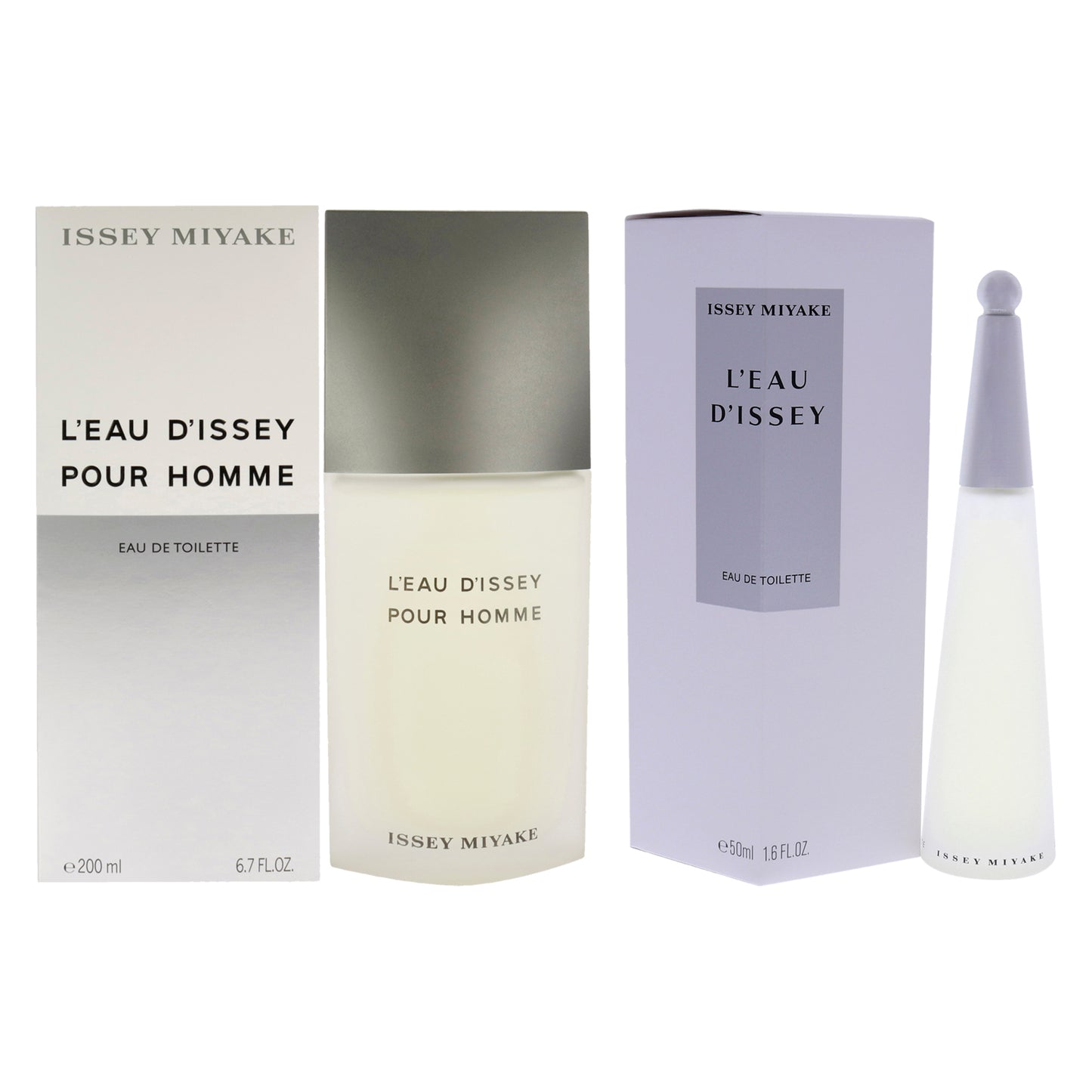 Leau Dissey Kit by Issey Miyake for Unisex- 2 Pc Kit 6.7 oz EDT Spray, 1.6 oz EDT Spray