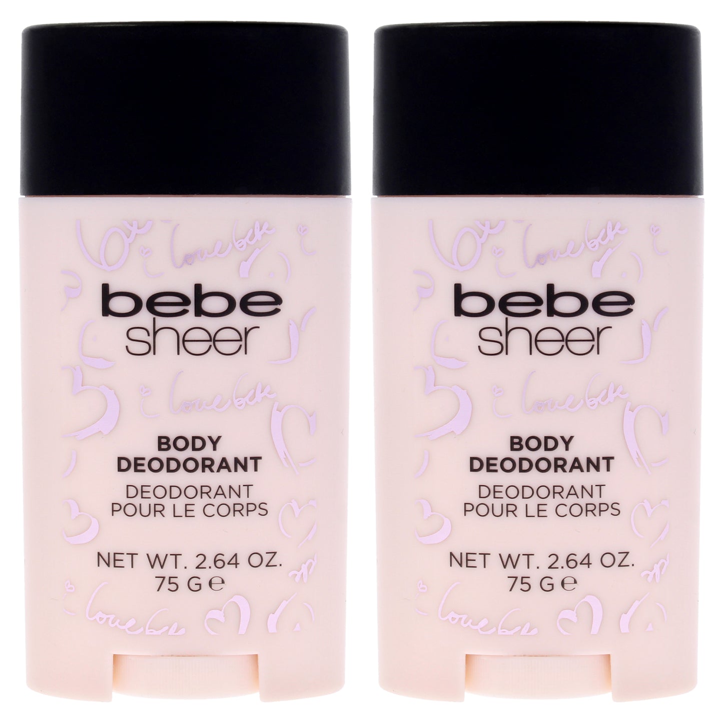 Bebe Sheer by Bebe for Women - 2.8 oz Deodorant Stick - Pack of 2