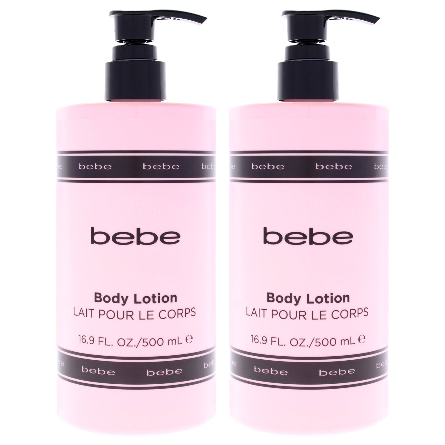 Bebe Silver by Bebe for Women - 16.9 oz Body Lotion - Pack of 2