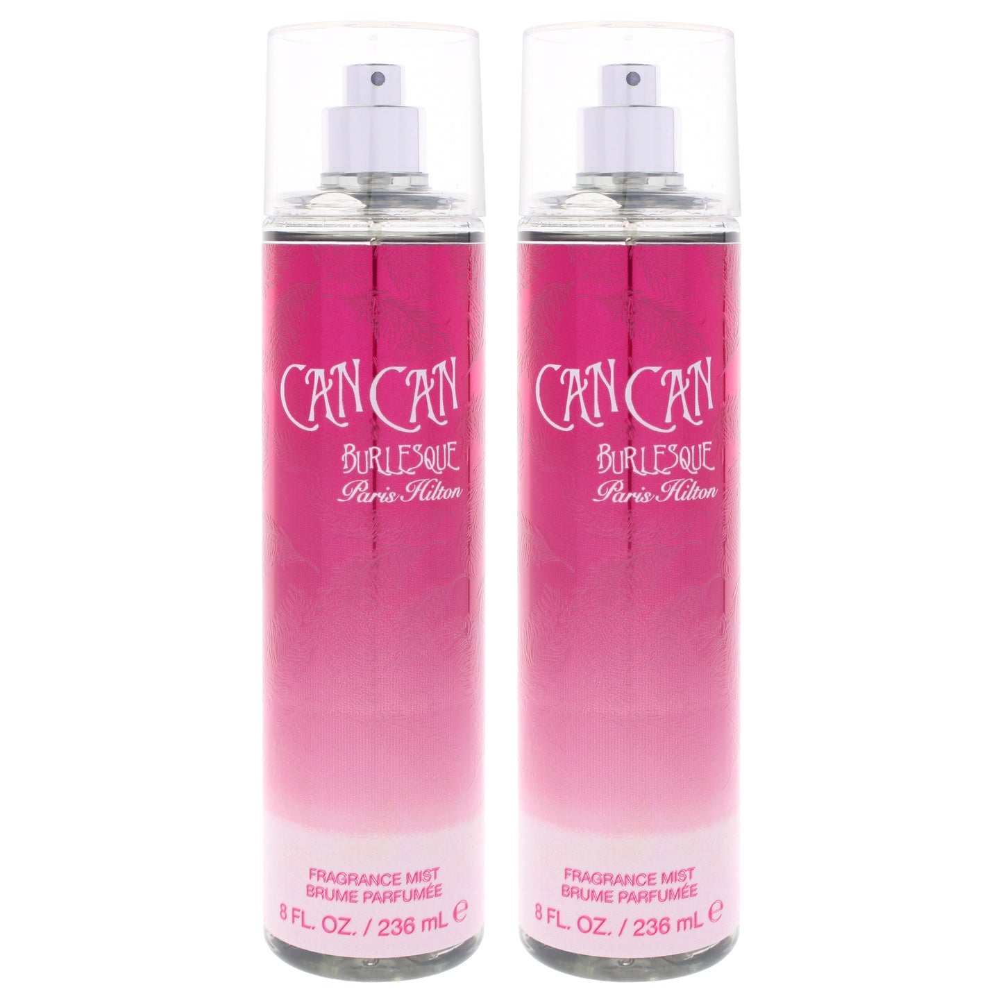 Can Can Burlesque by Paris Hilton for Women - 8 oz Body Mist - Pack of 2