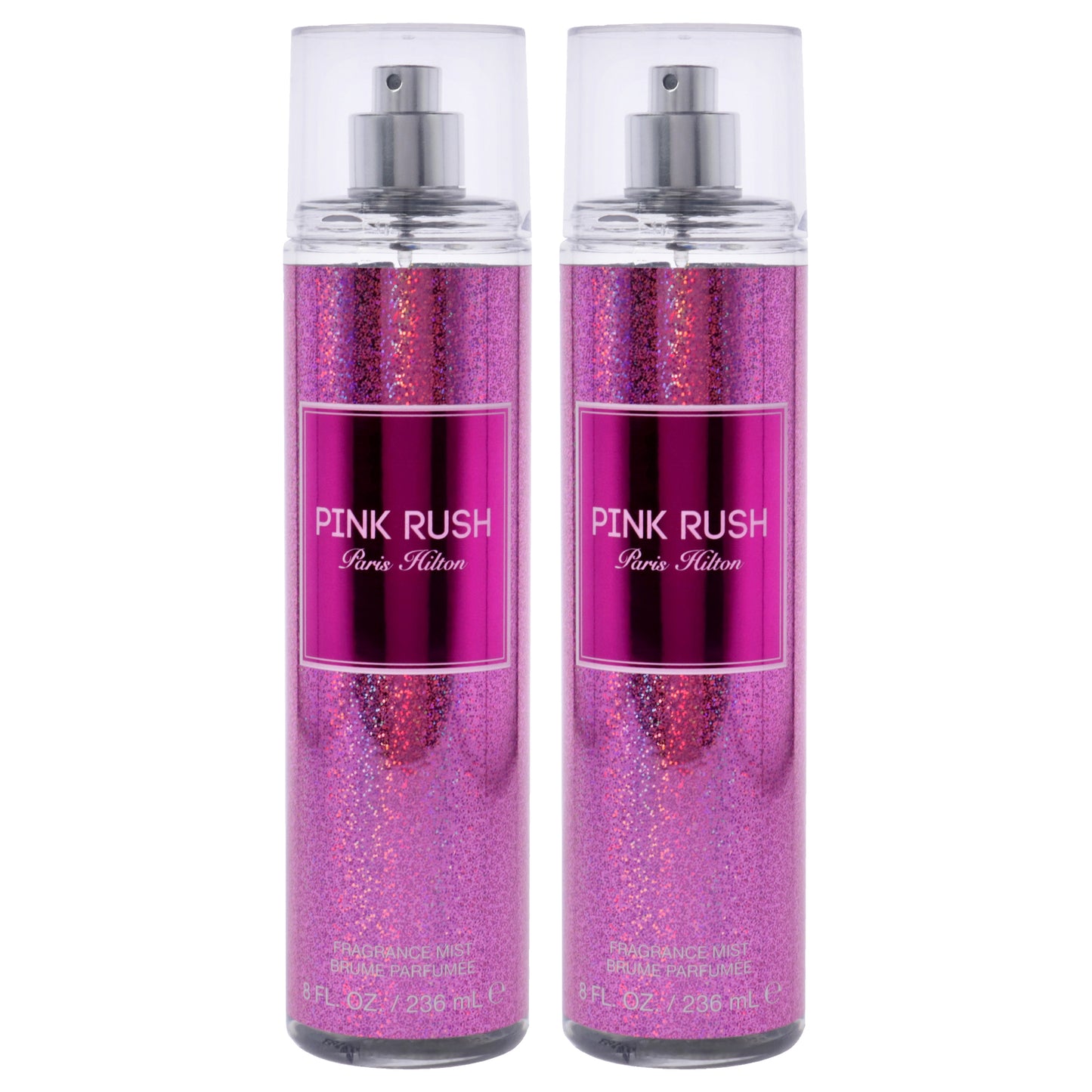 Pink Rush by Paris Hilton for Women - 8 oz Fragrance Mist - Pack of 2