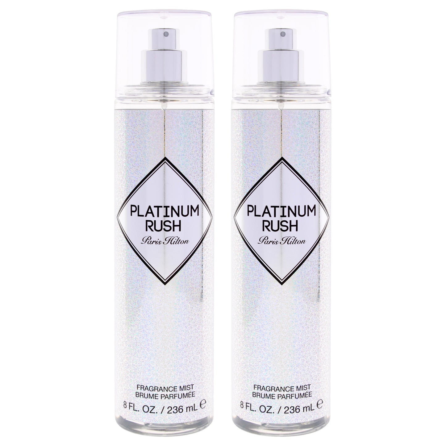 Platinum Rush by Paris Hilton for Women - 8 oz Fragrance Mist - Pack of 2