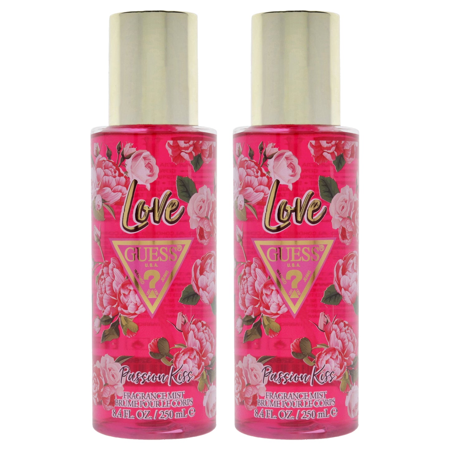Guess Love Passion Kiss - Pack of 2 8.4 oz Fragrance Mist