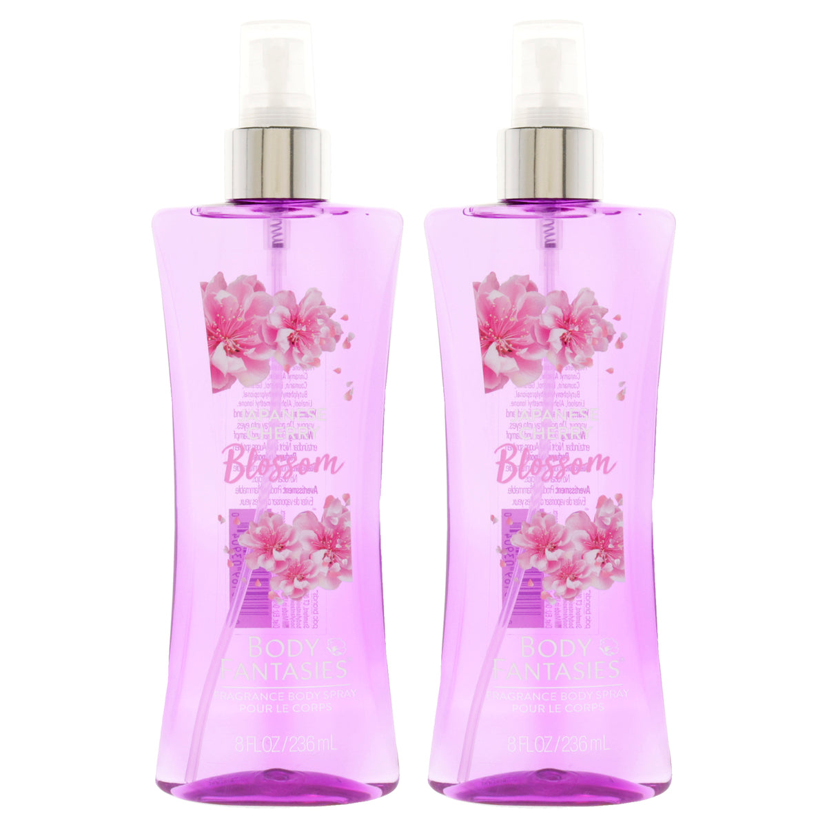 Signature Japanese Cherry Blossom Fragrance Body Spray by Body Fantasies for Women - 8 oz Body Spray - Pack of 2