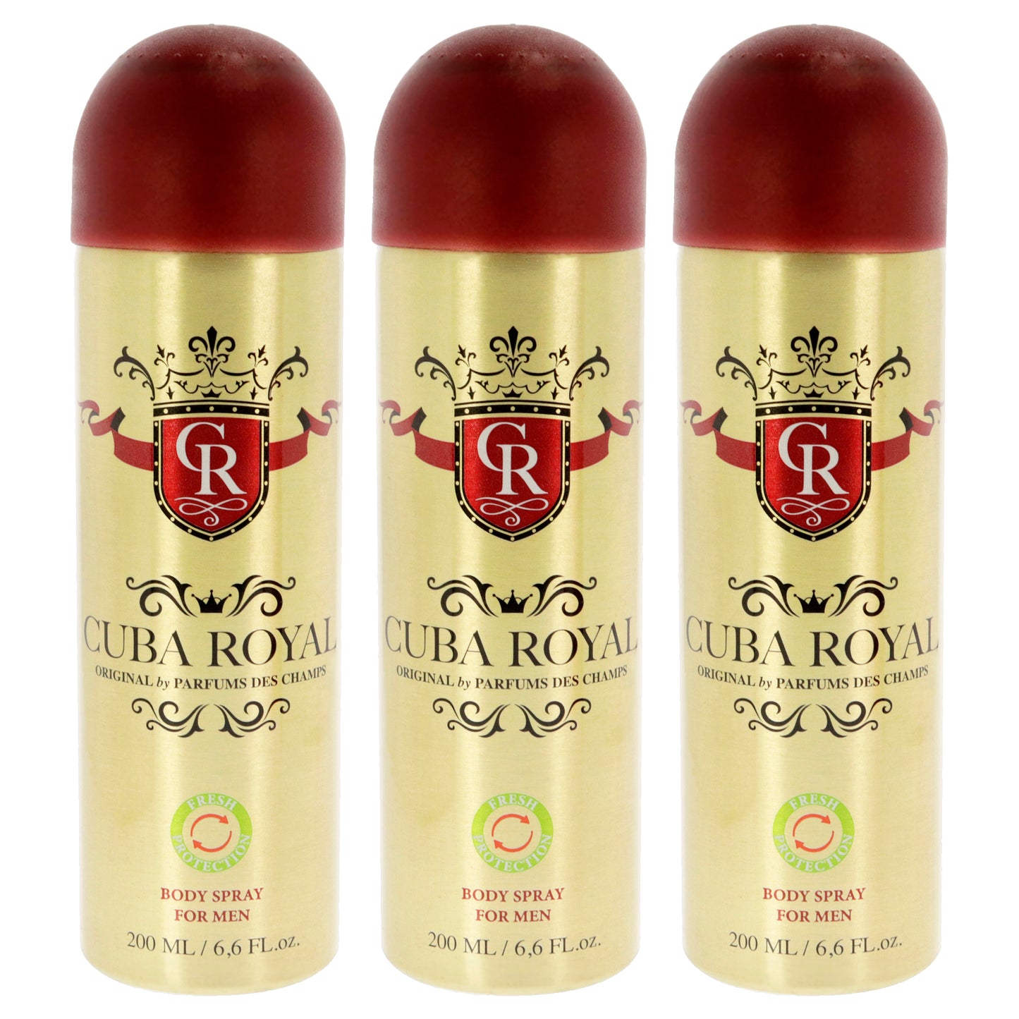 Cuba Royal - Pack of 3 6.6 oz Body Spray