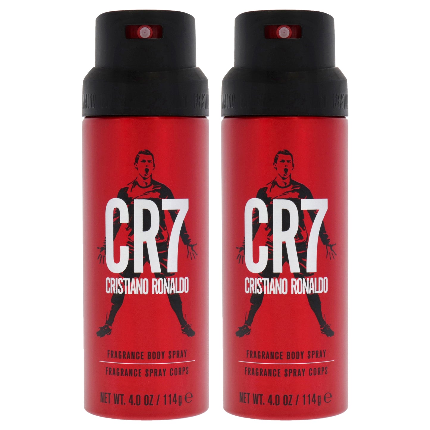 CR7 by Cristiano Ronaldo for Men - 4 oz Body Spray - Pack of 2