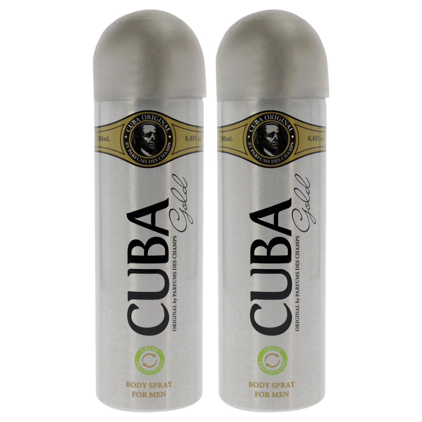 Cuba Gold - Pack of 2 6.6 oz Body Spray
