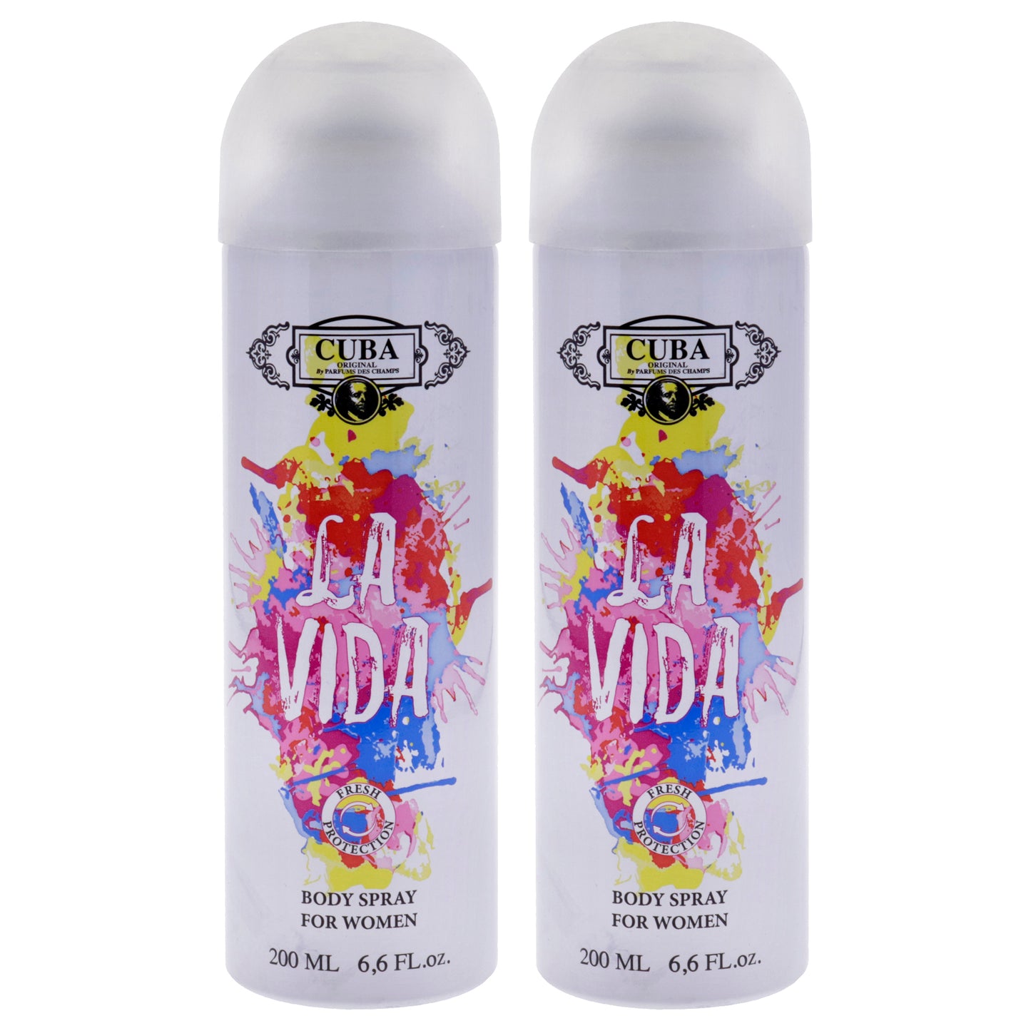 La Vida - Pack of 2 6.6 oz Body Spray
