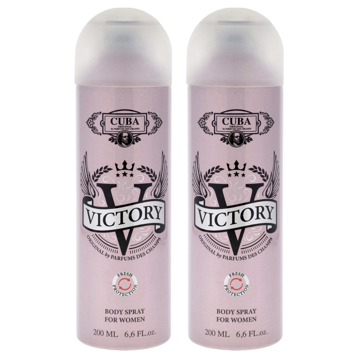 Victory by Cuba for Women - 6.6 oz Body Spray - Pack of 2