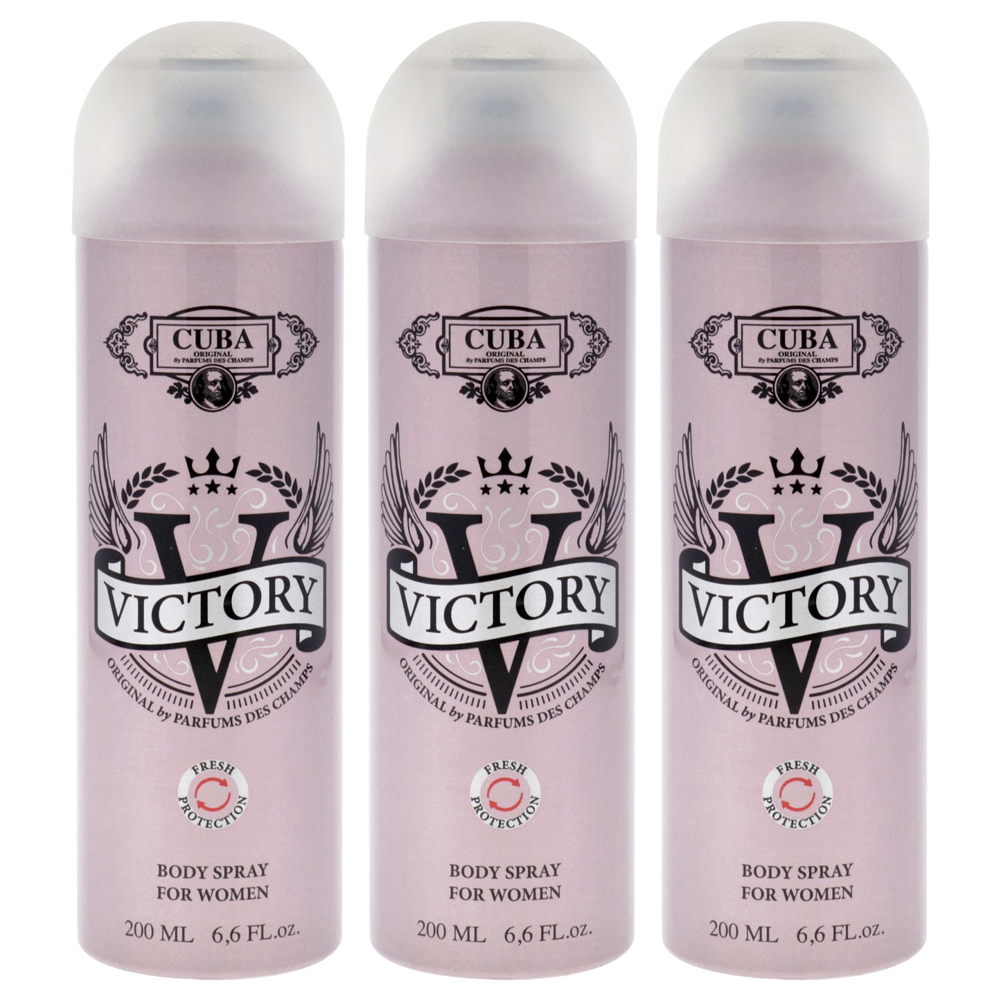 Victory - Pack of 3 6.6 oz Body Spray