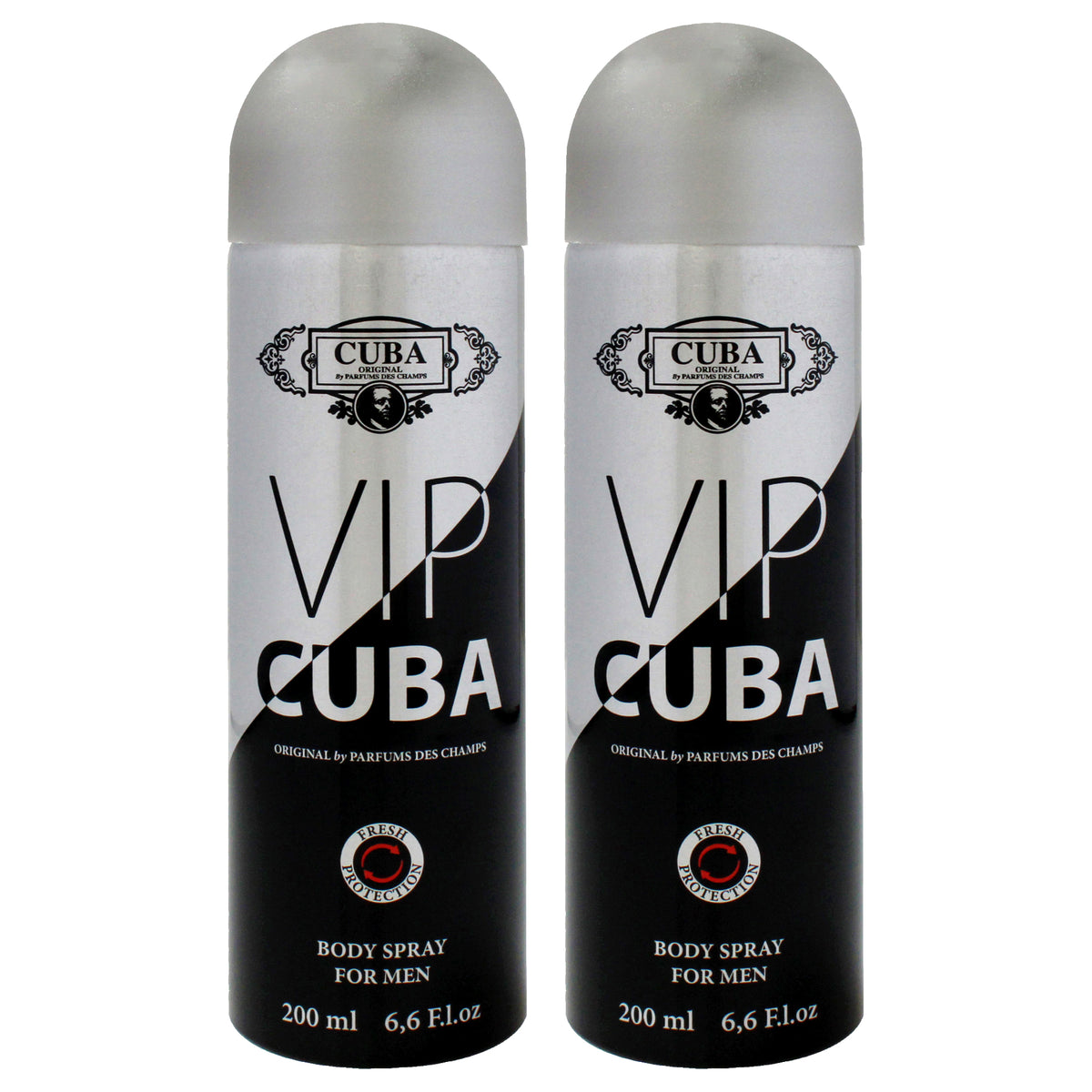 VIP by Cuba for Men - 6.6 oz Body Spray - Pack of 2
