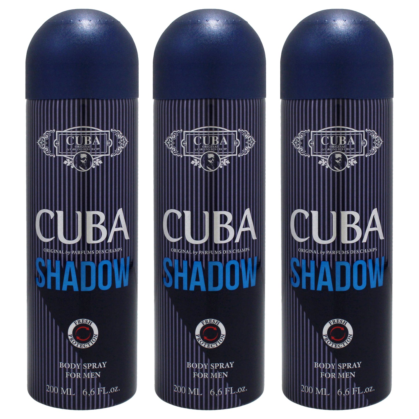 Cuba Shadow - Pack of 3 6.6 oz Body Spray