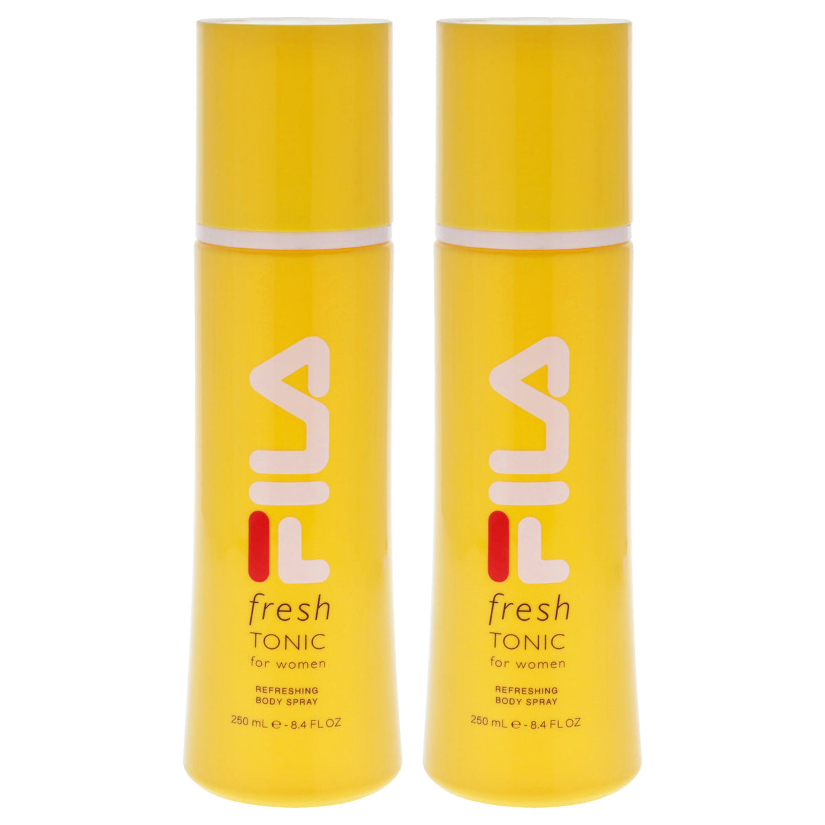 Fila Fresh Yellow by Fila for Women - 8.4 oz Body Spray - Pack of 2