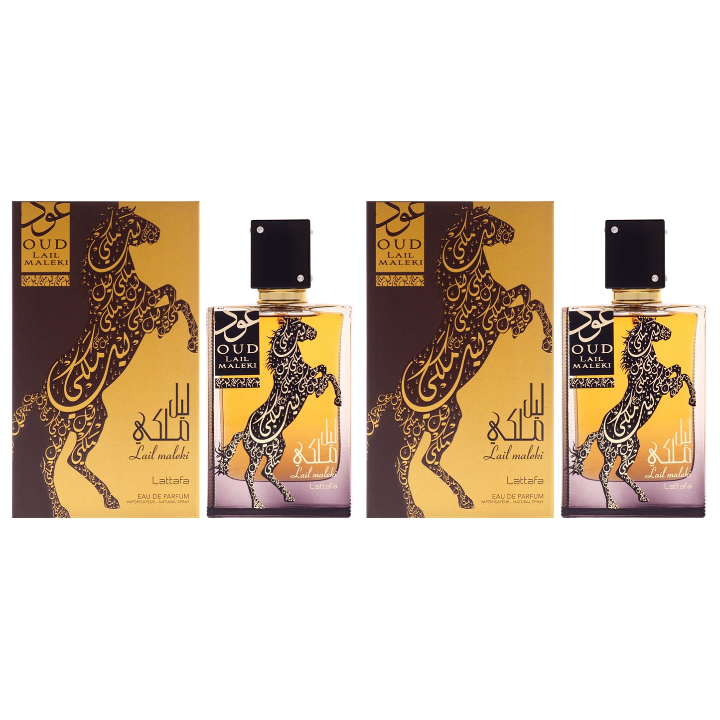 Oud Lail Maleki - Pack of 2 3.4 oz EDP Spray