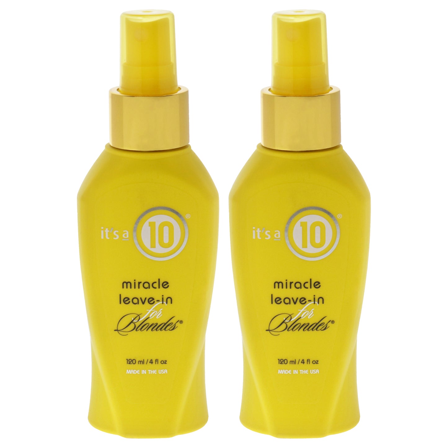 Miracle Leave-In For Blondes by Its A 10 for Unisex - 4 oz Treatment - Pack of 2