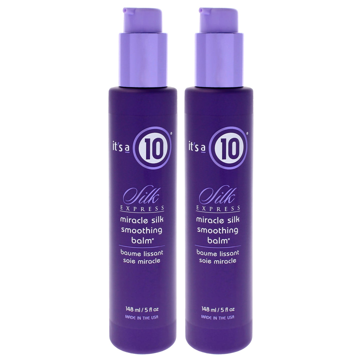 Silk Express Miracle Silk Smoothing Balm by Its A 10 for Unisex - 5 oz Balm - Pack of 2