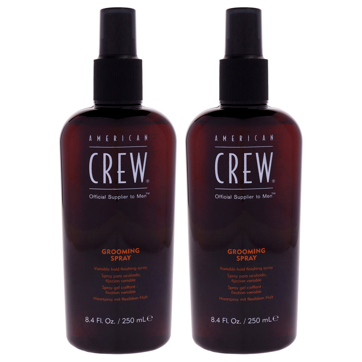 Grooming Spray by American Crew for Men - 8.4 oz Hair Spray - Pack of 2
