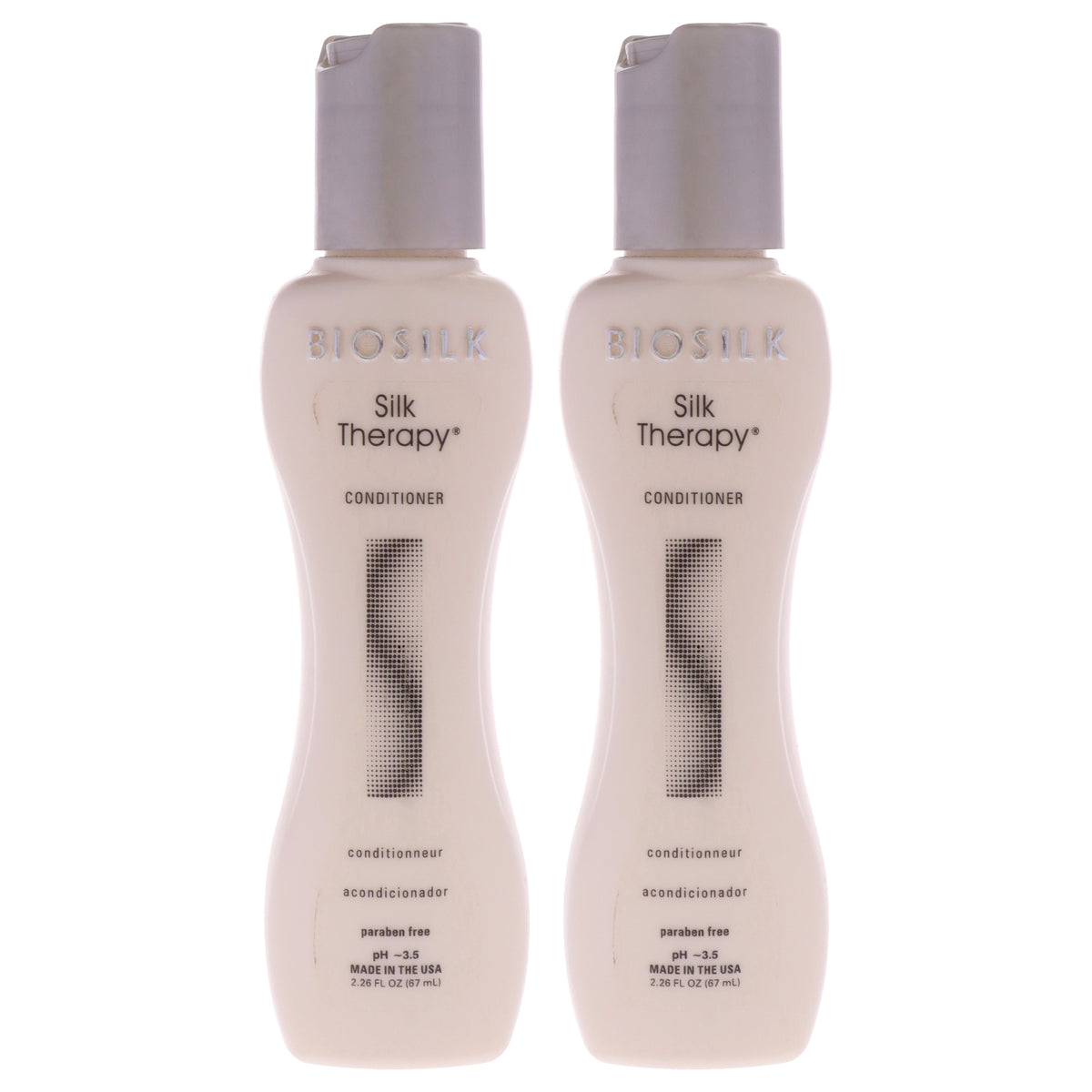 Silk Therapy Conditioner by Biosilk for Unisex - 2.26 oz Conditioner - Pack of 2