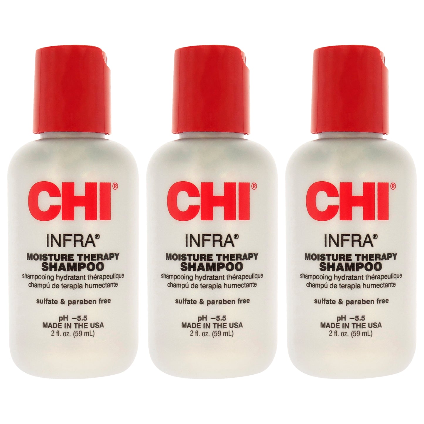 Infra Shampoo - Pack of 3 2 oz Shampoo